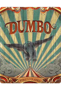 Blu-ray - Dumbo - O Filme - Edição de Colecionador (Steelbook) - Tim Burton - Michael Keaton - Colin Farrell