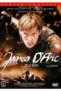 DVD - Joana Darc (Luc Besson - Milla Jovovich - John Malkovich - Dustin Hoffman)