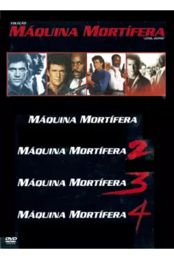 DVD - Máquina Mortífera - Coleção Completa (Edição de Colecionador) - Mel Gibson - Danny Glover - Richard Donner
