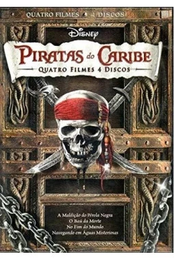 DVD - Piratas do Caribe - Quadrilogia Completa (Johnny Depp)