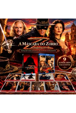 Blu-ray - A Máscara do Zorro - Edição de Colecionador Limitada (Exclusivo) -  Antonio Banderas - Catherine Zeta-Jones - Anthony Hopkins
