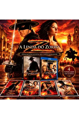 Blu-ray - A Lenda do Zorro - Edição de Colecionador Limitada (Exclusivo) -  Antonio Banderas - Catherine Zeta-Jones