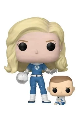 Funko Quarteto Fantástico 1514 - Mulher Invisível e Franklin