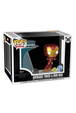Funko Pop! Town - The Infinity Saga 35 - Torre dos Vingadores e o Homem de Ferro