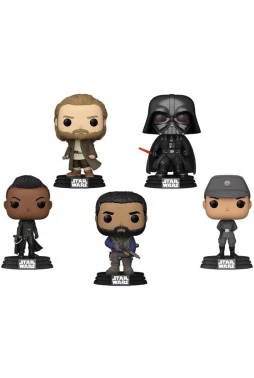 Funko - Star Wars - OBI-Wan Kenobi, Darth Vader, Kawlan Roken, Tala Durith e Reva (Exclusive Wal-Mart)