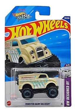 Hot Wheels - Netflix Let's Race 133/250 - HW Designed BY - Monster Dairy Delivery