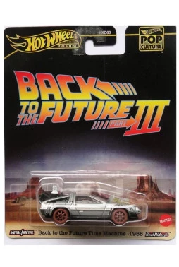 Hot Wheels Premium - Pop Culture HXD63 - De Volta Para o Futuro 3 - Back To The Future Time Machine 1955