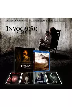 Blu-ray - Invocação do Mal - Edição de Colecionador (Vera Farmiga - Patrick Wilson - James Wan) - Exclusivo