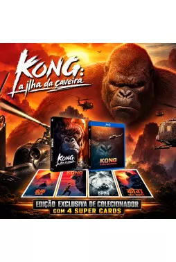 Blu-ray - Kong - A Ilha da Caveira - Edição de Colecionador Limitada (Samuel L. Jackson - John Goodman) - Exclusivo