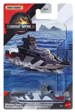 Matchbox - Jurassic World Rebirth - Mission Team Patrol Craft