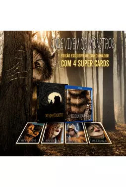 Blu-ray - Onde Vivem os Monstros - Edição de Colecionador Limitada (Exclusivo) - James Gandolfini - Mark Ruffalo - Forest Whitaker - Catherine O’Hara - Paul Dano - Spike Jonze