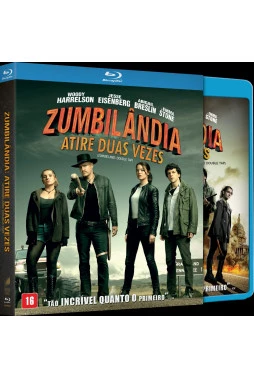 Blu-ray - Zumbilândia 2 - Edição de Colecionador (Exclusivo) - Jesse Eisenberg - Woody Harrelson - Emma Stone - Abigail Breslin