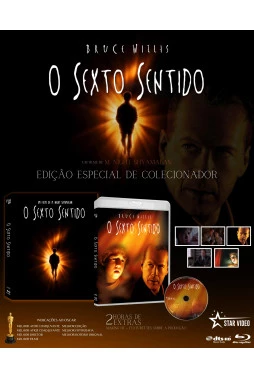 Blu-ray - O Sexto Sentido - Edição de Colecionador (Bruce Willis) - Exclusivo