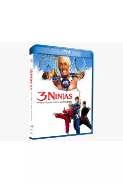 Blu-ray - Três Ninjas – Aventura na Mega Montanha - Edição de Colecionador - Exclusivo 