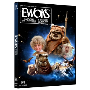DVD - Star Wars - Ewoks - Coleção Completa (2 Filmes) - Caravana da Coragem - A Batalha de Endor