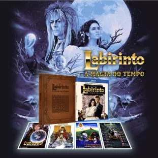 Blu-ray - Labirinto - Edição de Colecionador (David Bowie - Jennifer Connely) - Exclusivo