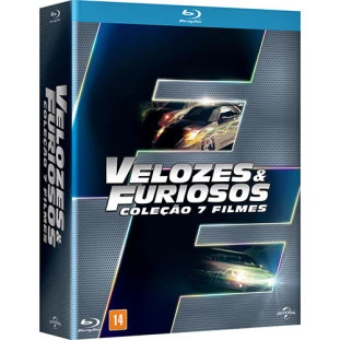 Blu-ray -  Velozes e Furiosos - Coleção com 7 Filmes (Vin Diesel - Paul Walker - Michelle Rodriguez) 