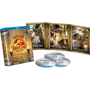 Blu-ray - Jurassic Park - Trilogia Completa - Edição de Colecionador (Digipack)