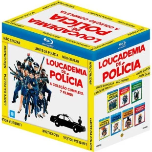 Blu-ray - Loucademia de Policia - Coleção Completa (7 Filmes)