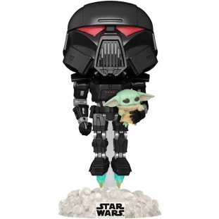 Funko Star Wars 488 - Dark Trooper com Grogu