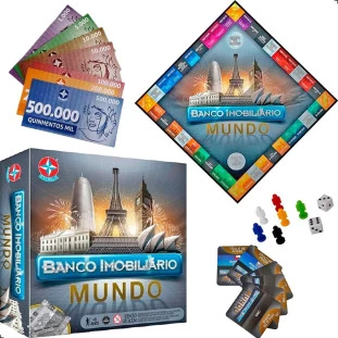 Jogo - Banco Imobiliário Mundo (Estrela)