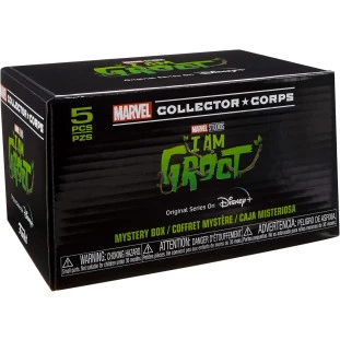 Funko Marvel Collector Corp - I Am Groot Disney+ (2 Funkos + Camiseta + Botton + Adesivo)
