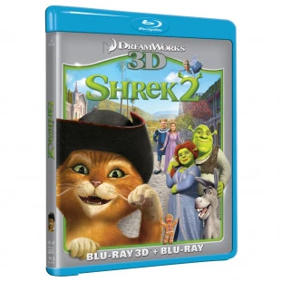 Blu-ray - Shrek 2 (3D + 2D) - Mike Myers - Eddie Murphy - Cameron Diaz
