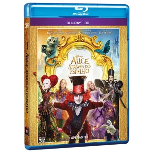 Blu-ray - Alice - Através do Espelho (3D) - Somente 3D (Johnny Depp)