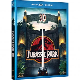 Blu-ray - Jurassic Park - Edição de Colecionador (3D + 2D) - Luva Lenticular
