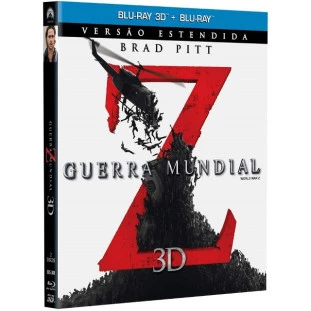 Blu-ray - Guerra Mundial Z - Versão Estendida (Duplo com Luva Metalizada) - Brad Pitt