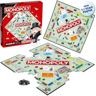 Quebra-cabeça - Monopoly Atrantic City Edition 1000 peças