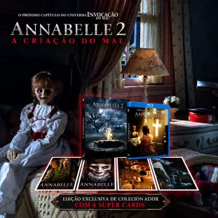 Blu-ray - Annabelle 2 - A Criação do Mal - Edição de Colecionador Limitada (Exclusivo)