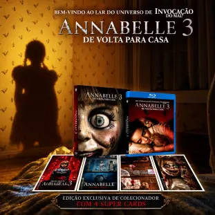 Blu-ray - Annabelle 3: De Volta para Casa - Edição de Colecionador Limitada (Exclusivo) - Patrick Wilson - Vera Farmiga