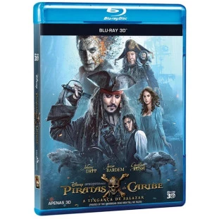 Blu-ray - Piratas do Caribe - A Vingança de Salazar (Johnny Depp) - Apenas 3D