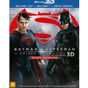 Blu-ray - Batman Vs Superman - A Origem da Justiça - Edição Definitiva (DUPLO)