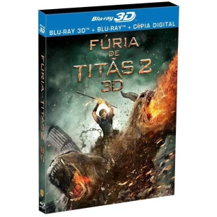 Blu-ray - Fúria de Titãs 2 - Edição de Colecionador com Luva Lenticular