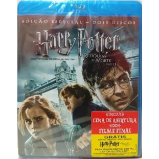 Blu-ray - Harry Potter e as Relíquias da Morte - Parte 1 - Edição de Colecionador (DUPLO)