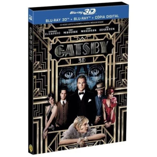 Blu-ray - O Grande Gatsby  - Edição de Colecionador com Luva Lenticular (DUPLO) - Leonardo Di Caprio - Tobey Maguire - Baz Luhrmann