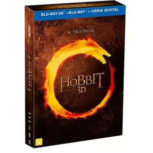 Blu-ray - O Hobbit - A Trilogia Completa (3D + 2D) - 12 Discos