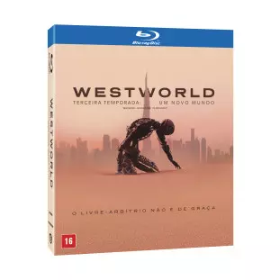 Blu-ray - Westworld - 3ª Temporada Completa (Tessa Thompson - Ed Harris - Vincent Cassel - Rodrigo Santoro - Evan Rachel Wood)