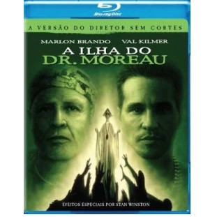 Blu-ray - A Ilha do Dr. Moreau - Versão do Diretor sem Cortes (Val Kilmer - Marlon Brando)