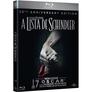 Blu-ray - A Lista de Schindler - Edição de Colecionador de 20º Aniversário (Steven Spielberg) - DUPLO