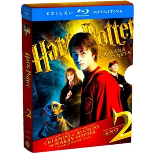 Blu-ray - Harry Potter e a Câmara Secreta - Edição Definitiva (Livro Ilustrado e 3 BDS)