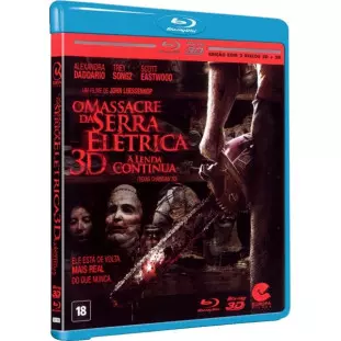 Blu-ray - O Massacre da Serra Elétrica - A Lenda Continua (3D + 2D) - DUPLO