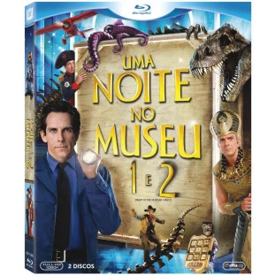 Blu-ray - Uma Noite no Museu 1 e 2 - Edição com Luva