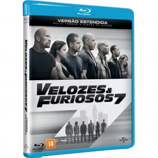 Blu-ray - Velozes e Furiosos 7 (Vin Diesel - Paul Walker - Michelle Rodriguez) 
