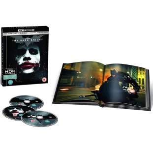 Blu-ray 4K - Batman - O Cavaleiro das Trevas (Digipak) - Edição Limitada Filmbook 40 Páginas