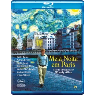 Blu-ray - Meia Noite em Paris (Woody Allen - Rachel McAdams - Owen Wilson)