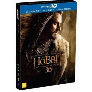Blu-ray - O Hobbit - A Desolação de Smaug -  (Luva Lenticular - 4 discos) 