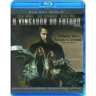 Blu-ray - O Vingador do Futuro (DUPLO) - Colin Farrell - Jessica Biel - Kate Beckinsale - Com as duas versões
